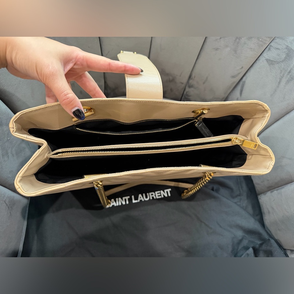 Saint Laurent Monogram Shopper Tote Bag - Picture 8 of 16